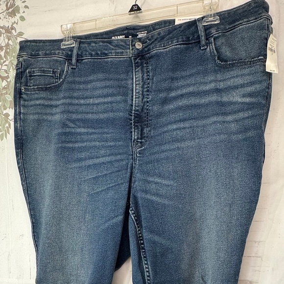 Old Navy Womens Rockstar Super Skinny Extra High Rise Ankle Jeans Plus Sz. 26 - Picture 2 of 13